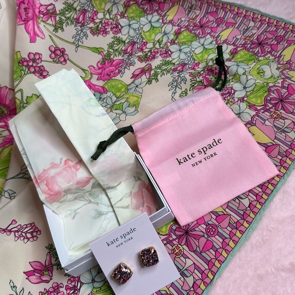 Kate Spade Multicolor Glitter Earrings - Picture 2 of 7